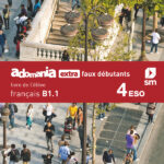 Portada del producto:  SDA. FrançaisB1.1. 4 Secundaria. Adomania, extra faux débutants