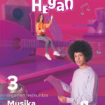 Portada del producto:  DA. Musika. 3 bigarren hezkuntza. Hegan