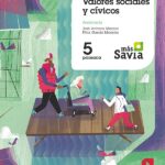 Portada del producto:  SD Alumno. Valores sociales y civicos. 5 Primaria. Más savia. Andalucía.