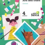 Portada del producto:  SD Alumno. Arts and crafts. 4 Primary. Más Savia. Andalucia