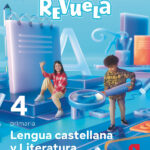 Portada del producto:  DA. Lengua Castellana y Literatura. 4 Primaria. Trimestres. Revuela