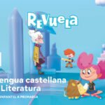 Portada del producto:  DA. Lengua Castellana y Literatura. 1 Primaria. Trimestres. Revuela