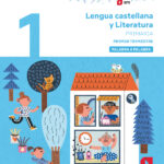 Portada del producto:  DA. Lengua Castellana y Literatura. 1 Primaria. Trimestres. Palabra a Palabra. Matices