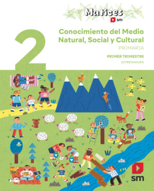 Portada del producto:  DA. Conocimiento del Medio Natural, Social y Cultural. 2 Primaria. Trimestres. Matices.