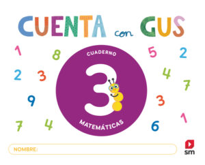 Portada del producto:  DA. Cuaderno de Matemáticas 3. Cuenta con Gus